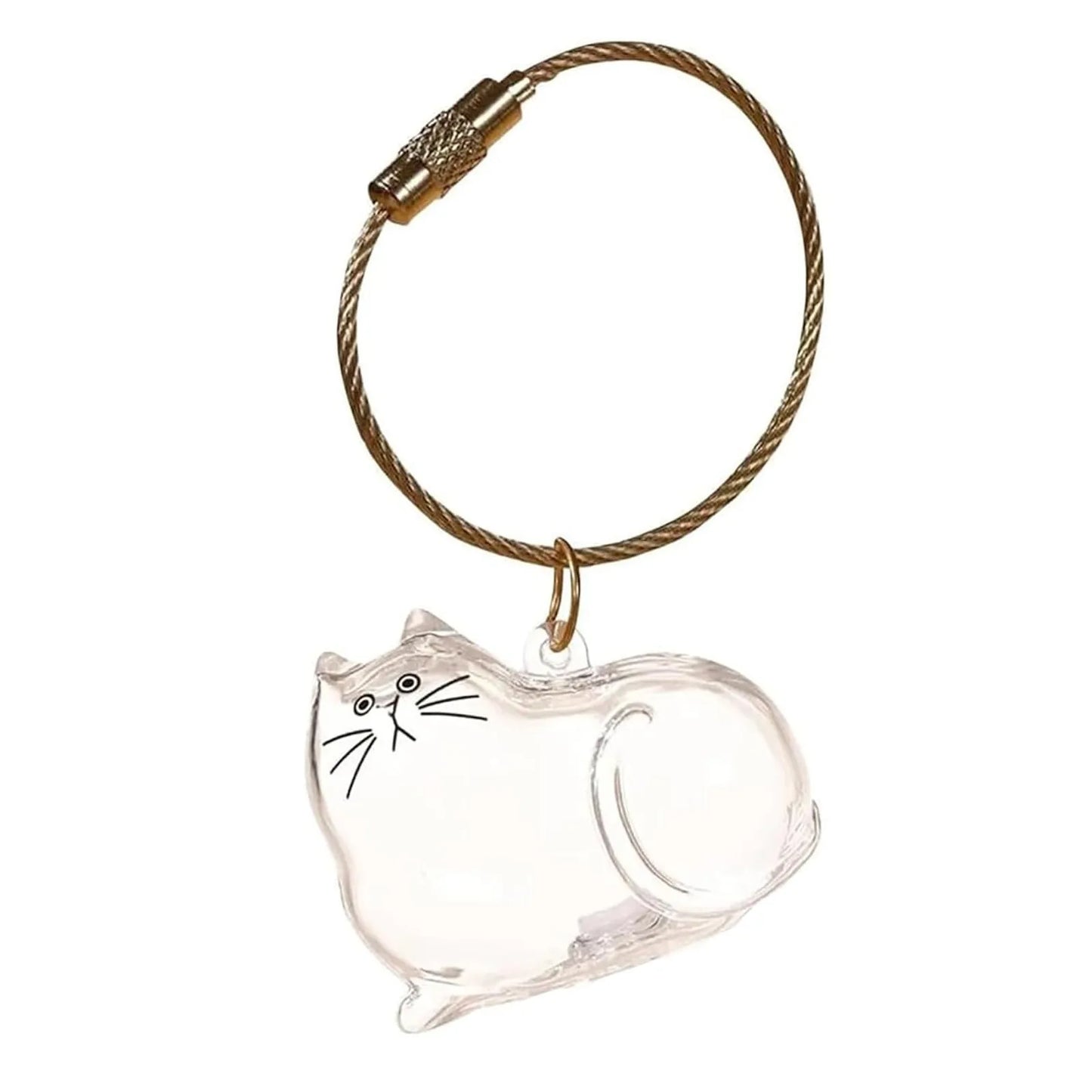 Cat Hair Keepsake Keychain